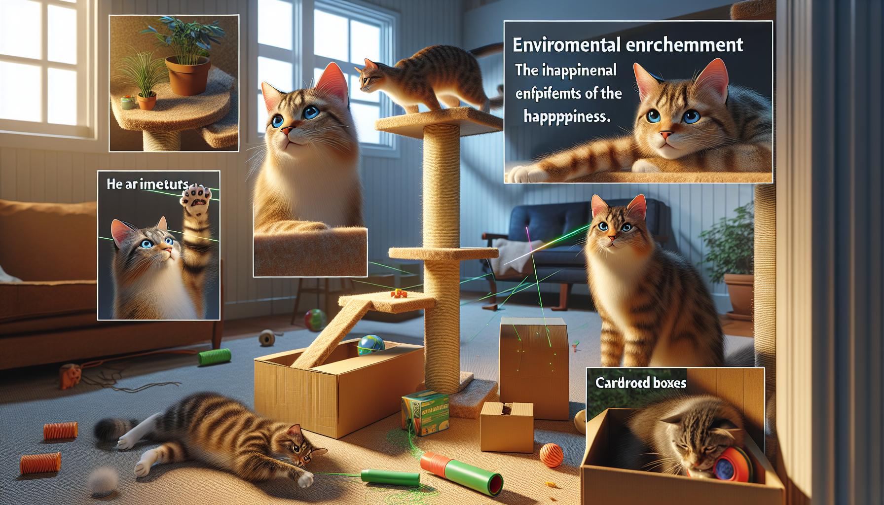 The Impact of Environmental Enrichment on Cat Happiness
