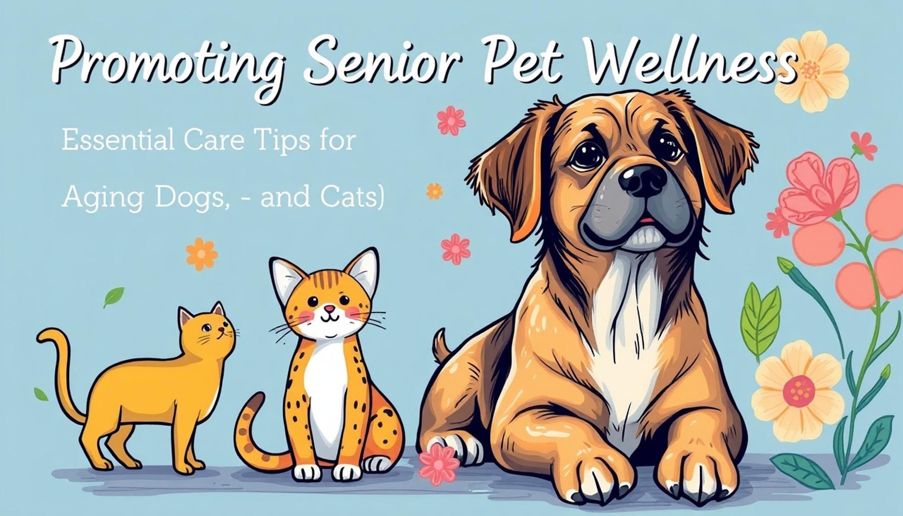 Promoting Senior Pet Wellness: Essential Care Tips for Aging Dogs and Cats