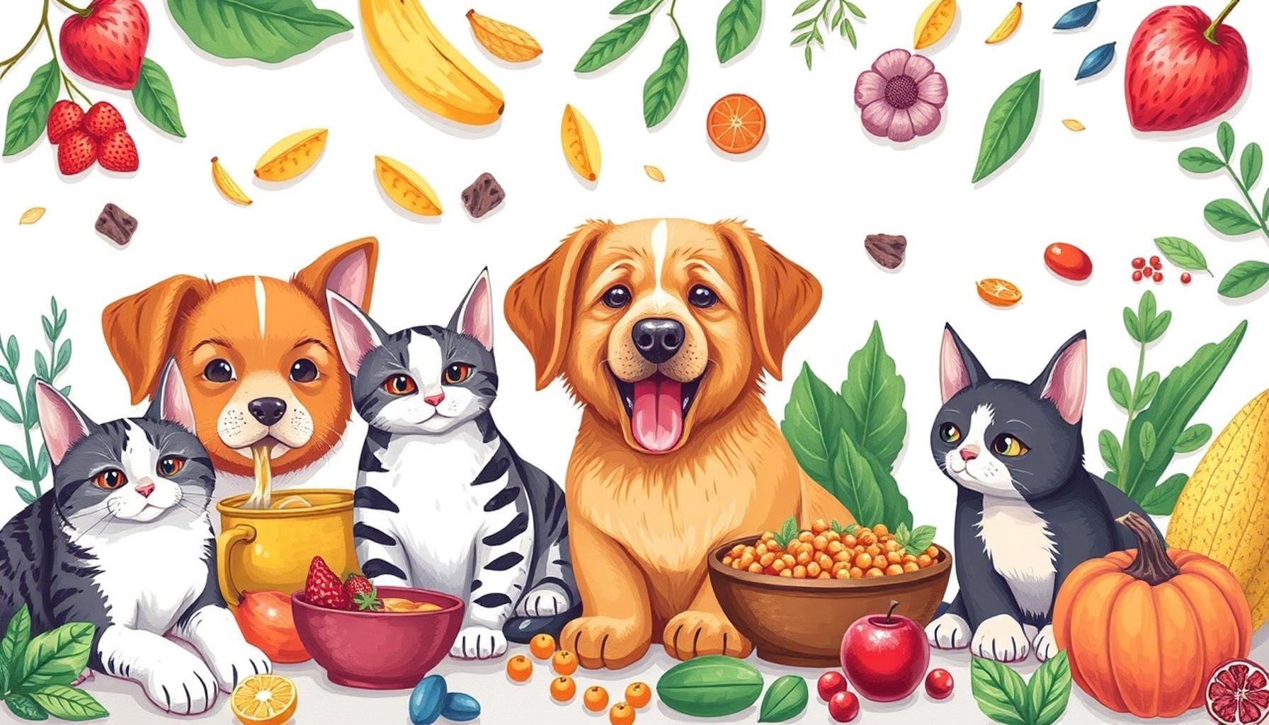 Natural Feeding for Pets: Benefits and Considerations for the Health of Dogs and Cats